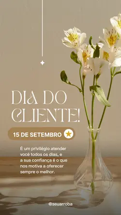 Dia do cliente loja✈️