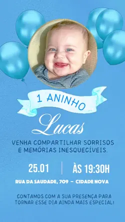 Convite Aniversário