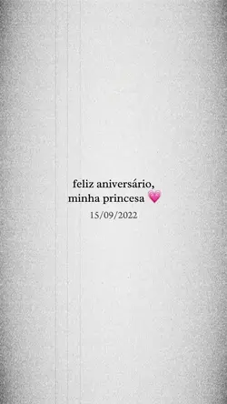 feliz aniversário 