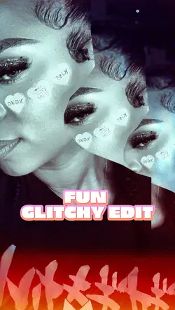 Trendy Glitchy edit 