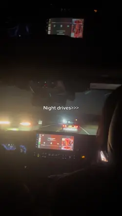 Night drives😍.