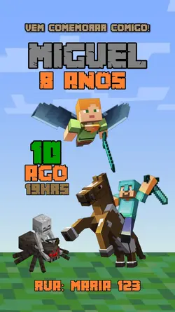 CONVITE ANIVERSÁRIO