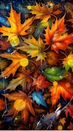 Autumn leaves effect