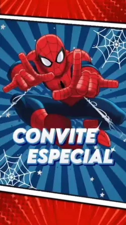 Convite Homem Aranha