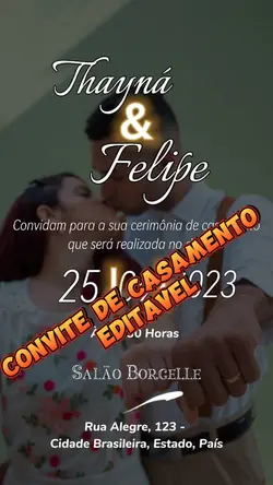 Convite para stories
