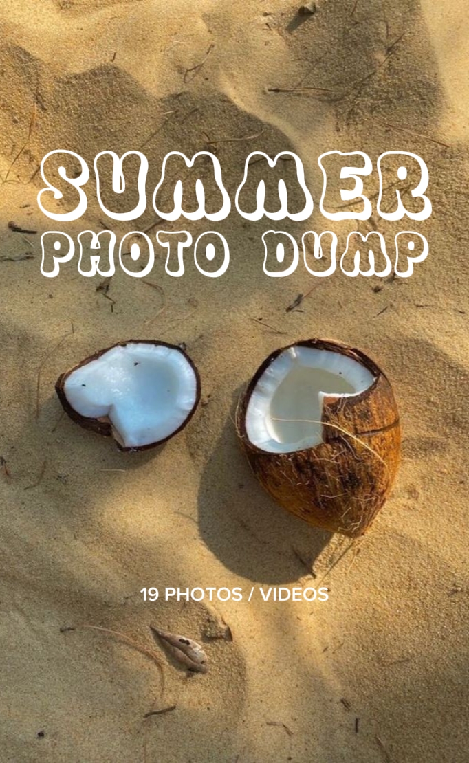 Dump photo d'été