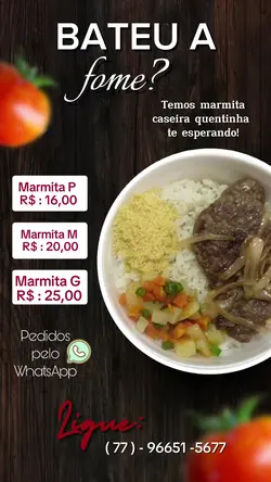 BATEU A FOME?