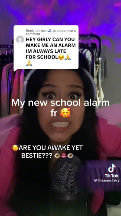 Meu novo alarme da escola🥰