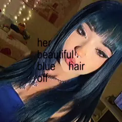 Blue hair 