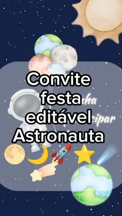 Convite Astronauta 