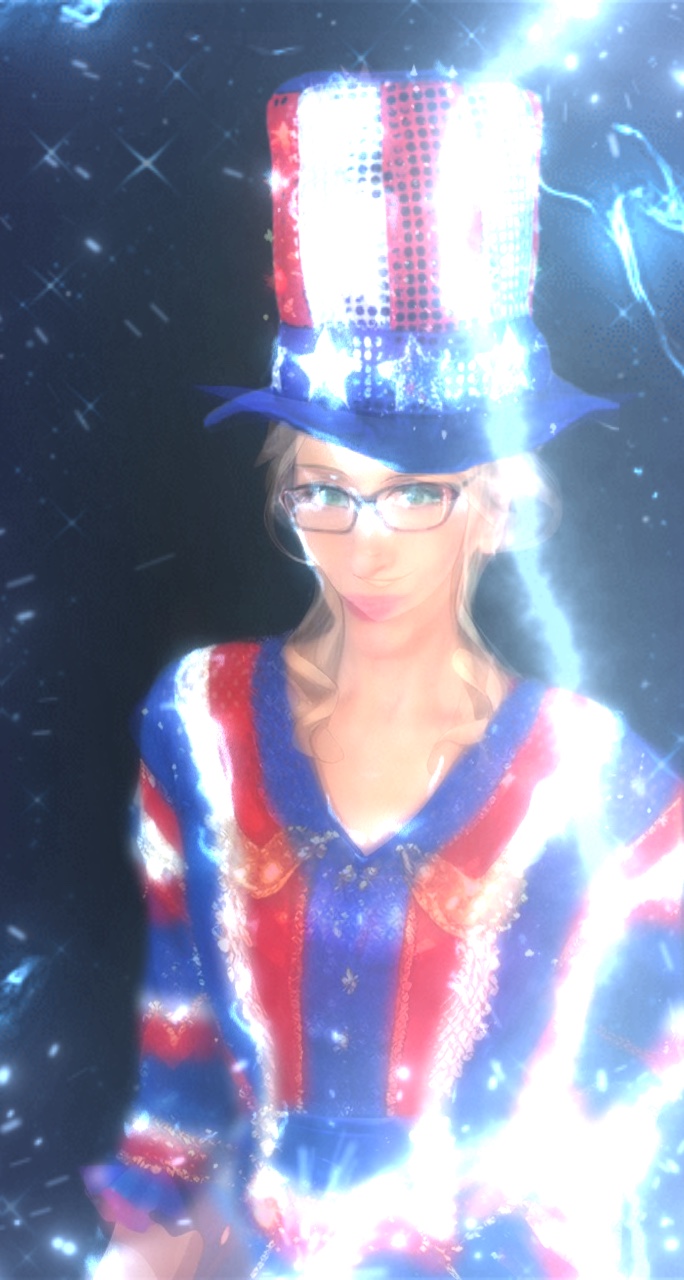 AI Image July4th❤️🤍💙
