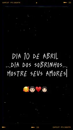 DIA DOS SOBRINHOS..