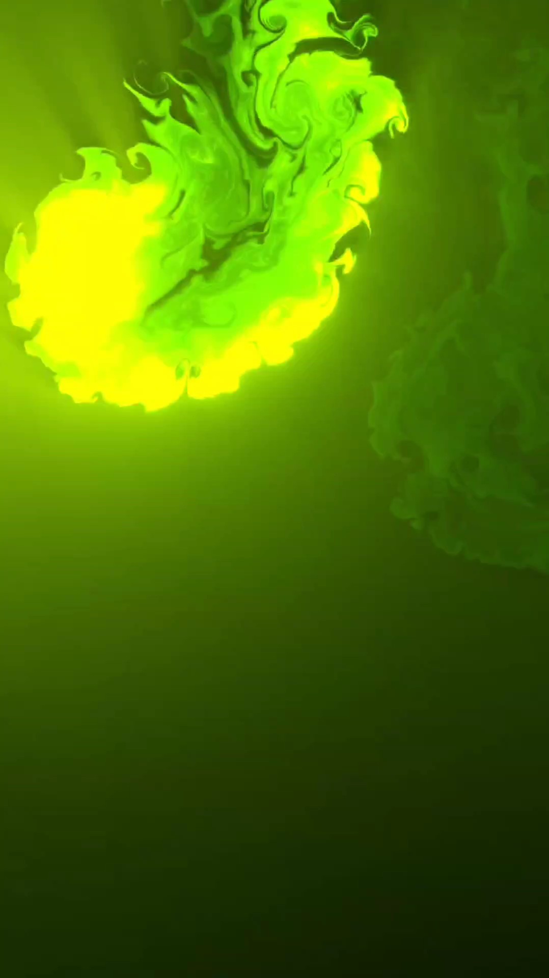 # luces fluidas verdes 