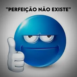 Perfeição não existe