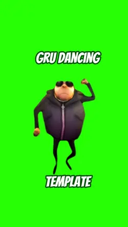 Gru Dancing Template