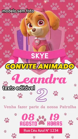 SKYE convite