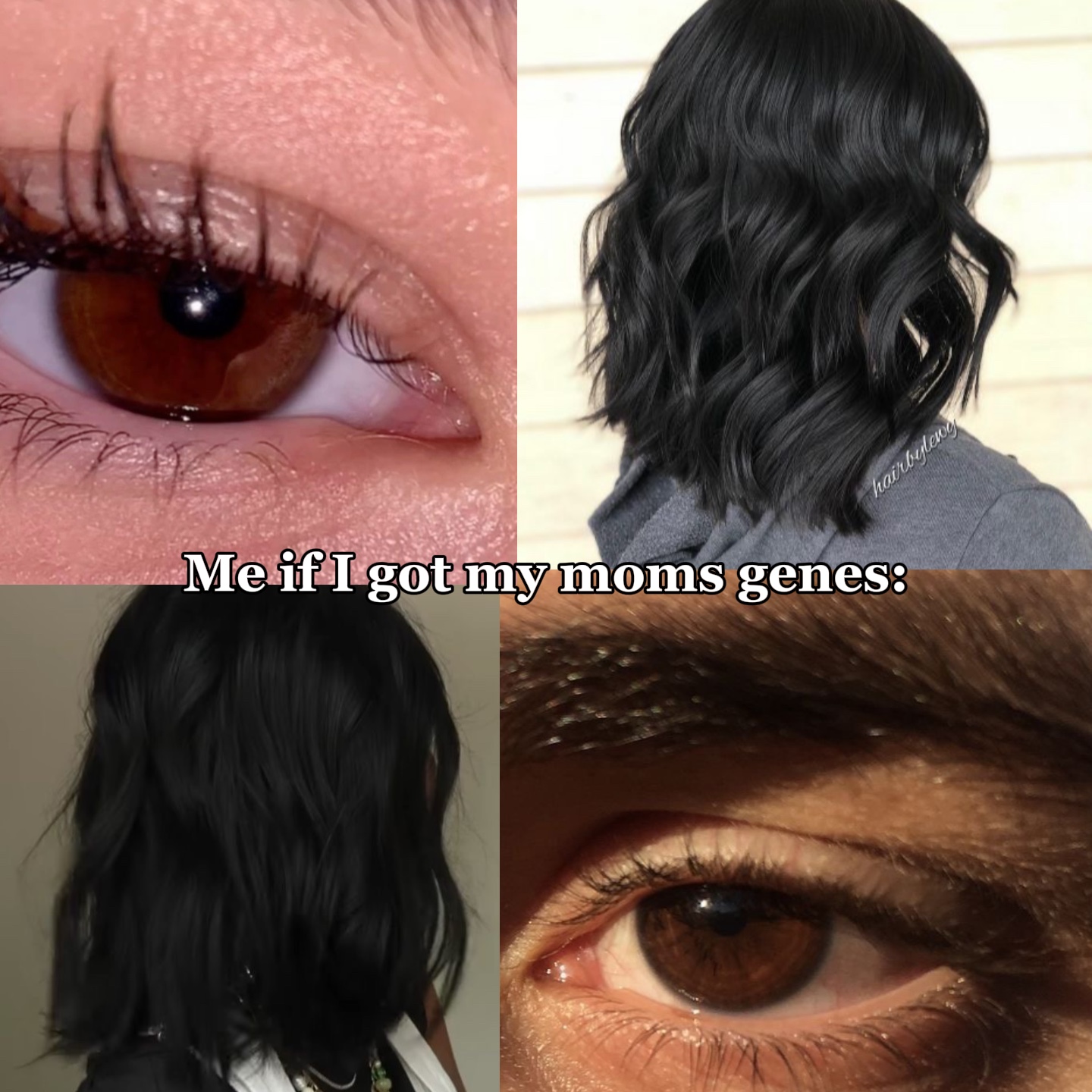 Genes de mamãe e papai