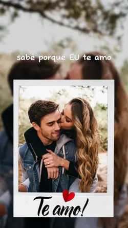 Sabe porq eu te amo?