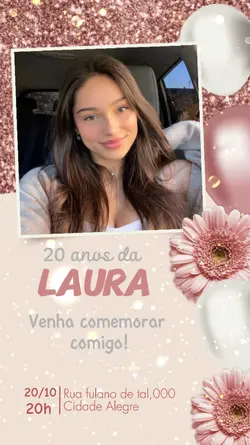 Convite aniversário 