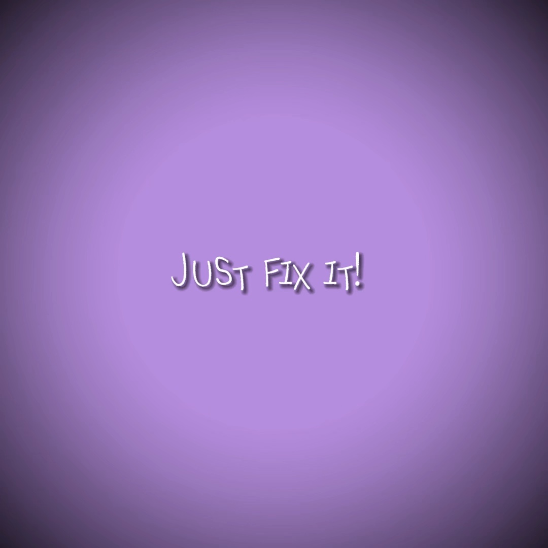 You're just fine
