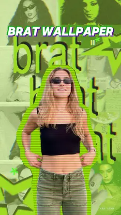 brat wallpaper 💚 