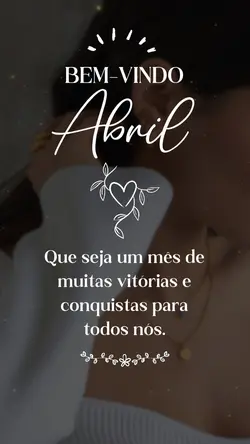 Bem-vindo Abril 