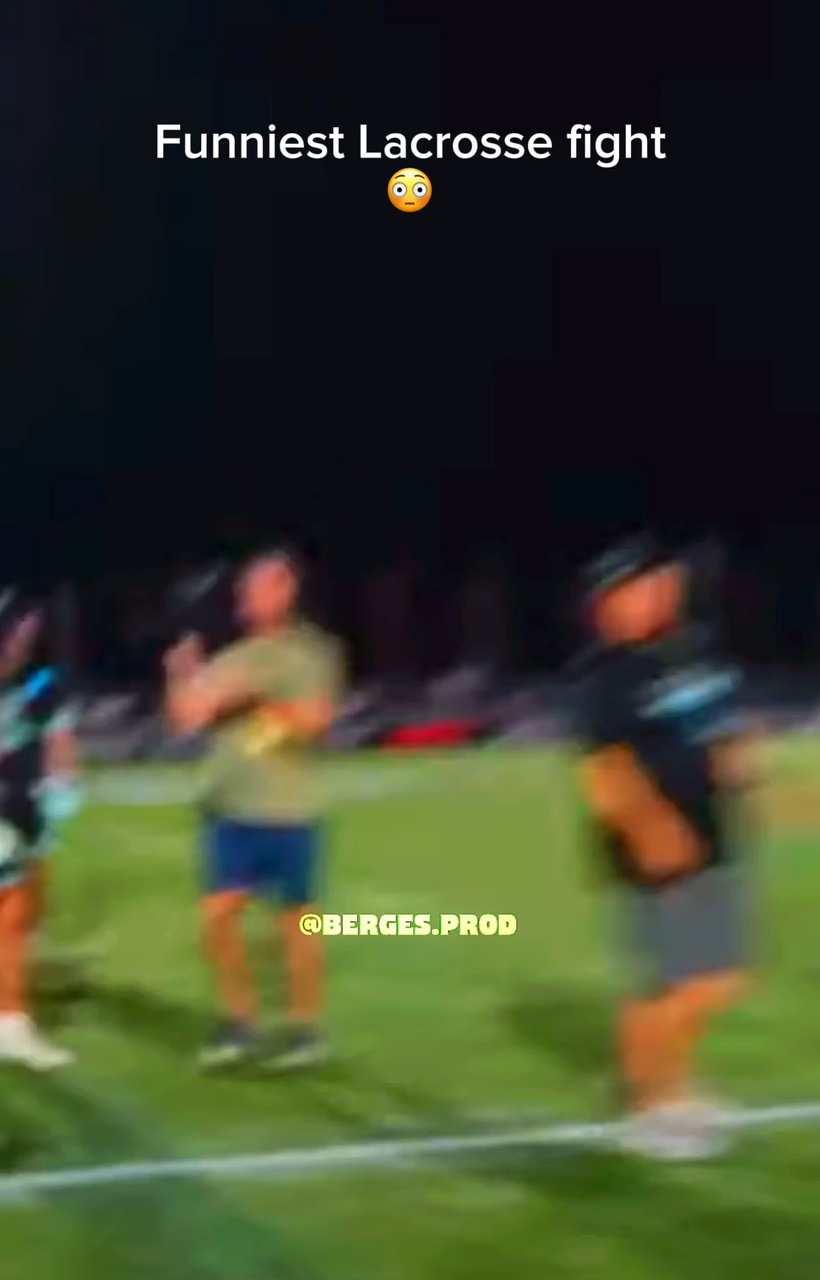 Lacrosse fight 😳😮‍💨