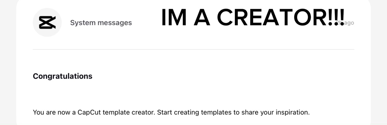 IM A CREATOR