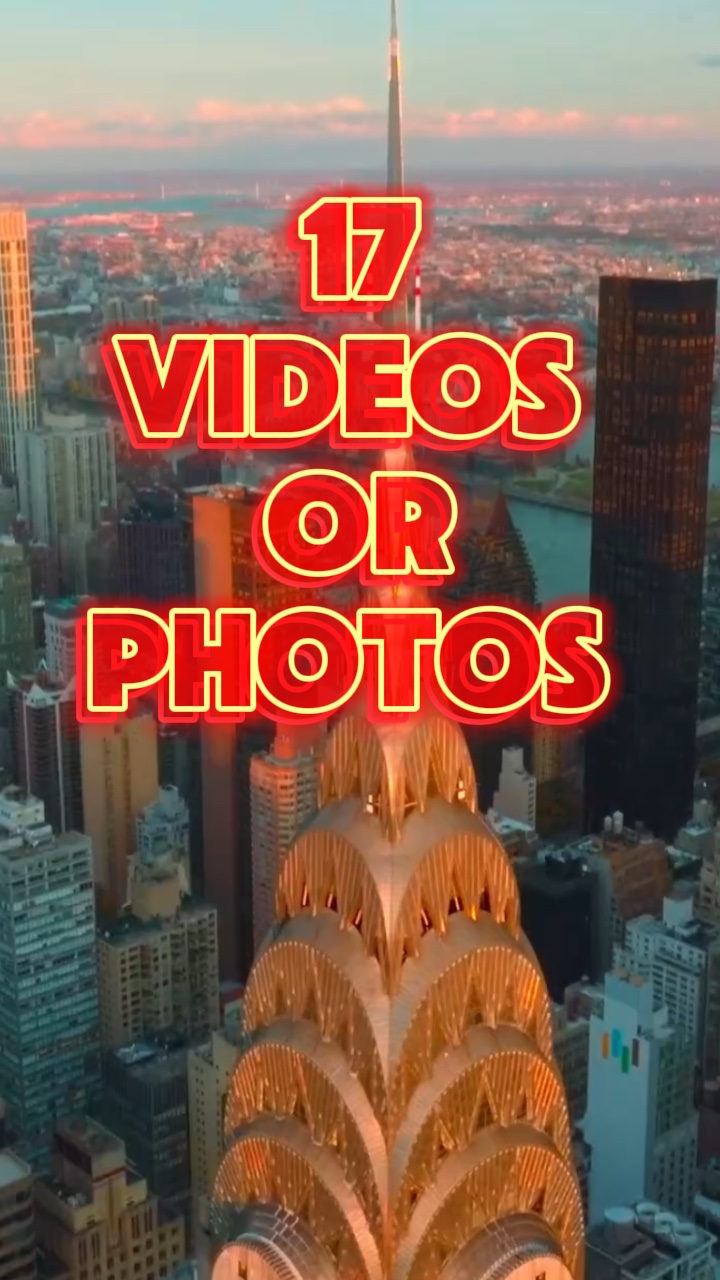 17 video veya fotoğraf 