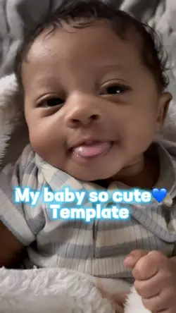 My baby so cute💙