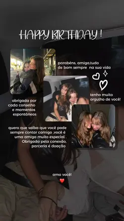 parabéns amiga 