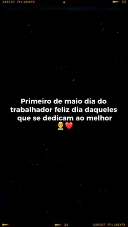 Feliz dia do trabalh