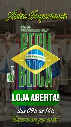 Aviso Feriado Loja