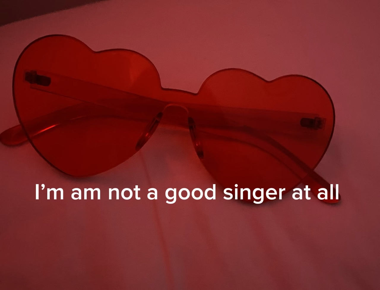 😭🤚🏻 not a good singer
