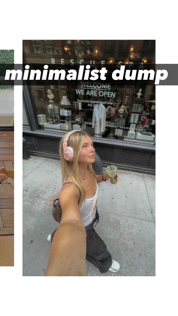 minimalist dump 🤍