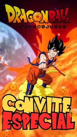 Convite Dragon Ball 