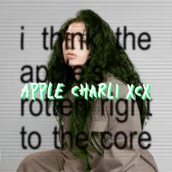 apple lyrics 💚 brat