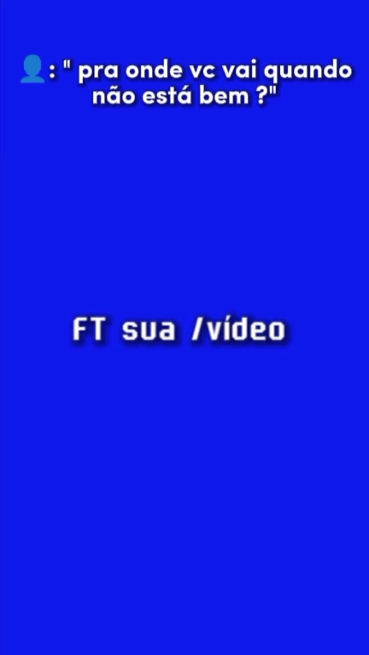 e aqui q eu me acalm