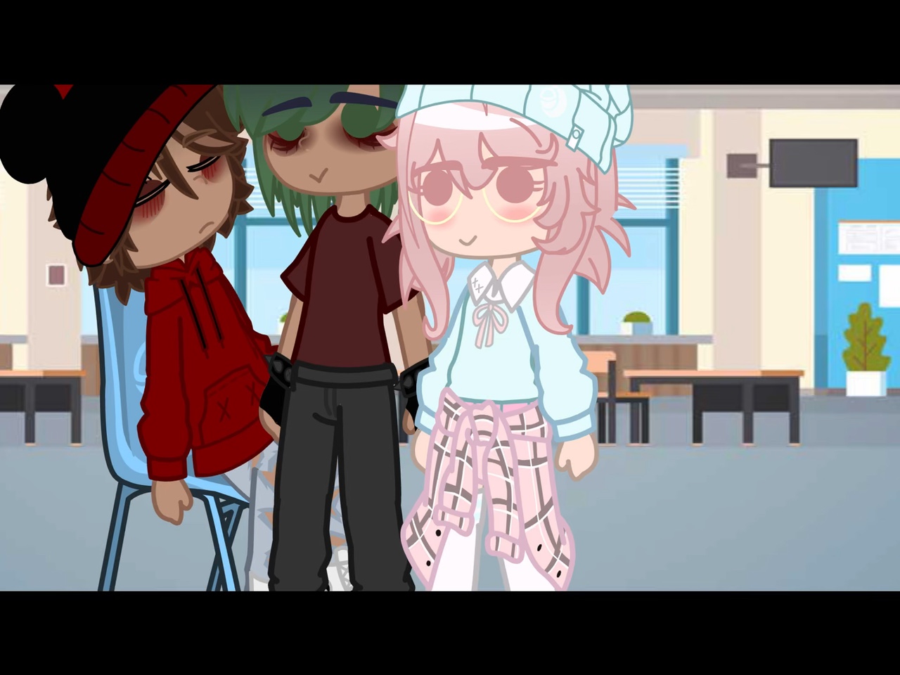 Su pelo de EMO 😻👊👊