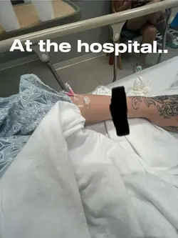 At the hospital 
