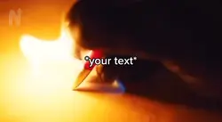 Writing fire