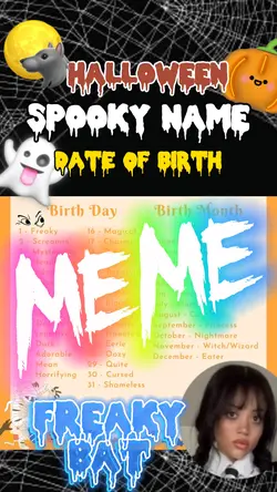 SPOOKY NAME MEME 