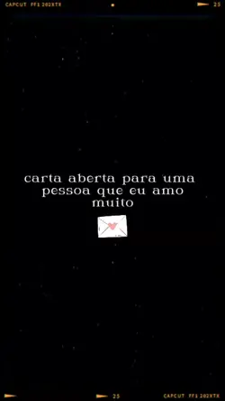 carta aberta 