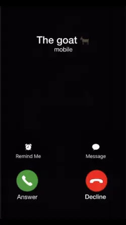 The goat call you 