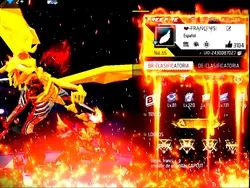 plantilla de fuego 