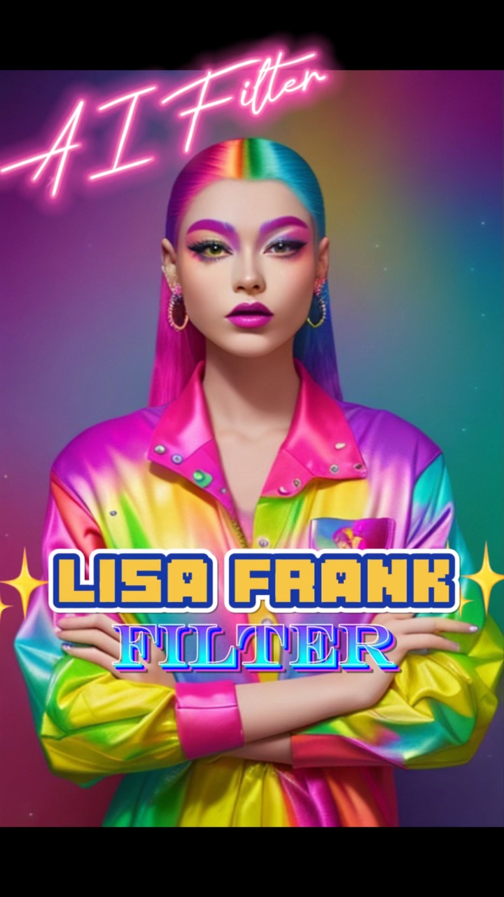 Lisa Frank filtresi 🌈 