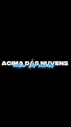 acima das nuvens