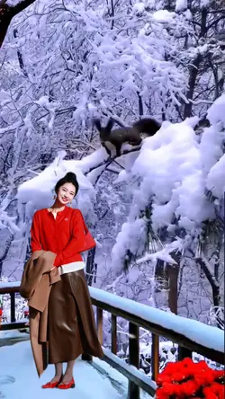 Snow scene