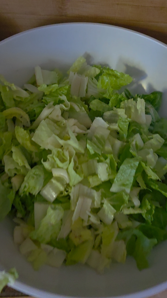 salad with salmon 