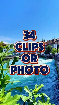 34 clips or photo